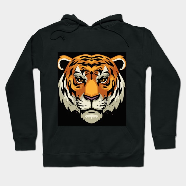 TIGER DESIGN Hoodie by Naspun store